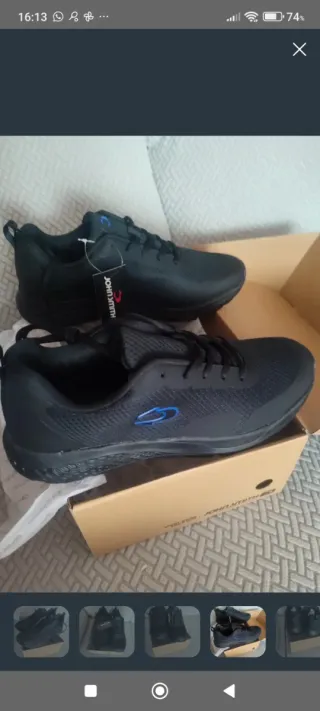 Oportunidad:Deportivos John Smith Negros,T.42