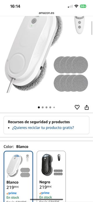 Robot Limpiacristales con Mando