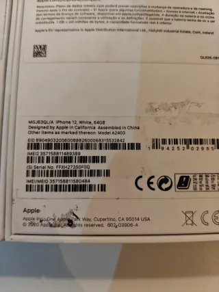 iPhone 12 64GB Nuevo con Garantía