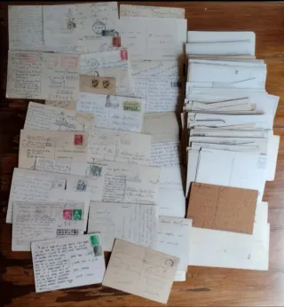 Lote de postales antiguas