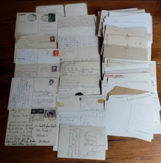 Lote de postales antiguas