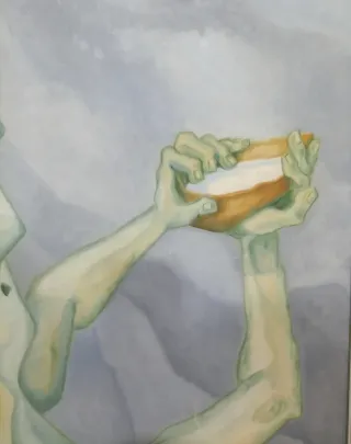 Pintura al óleo sobre lienzo J.M.Hernandez firmada