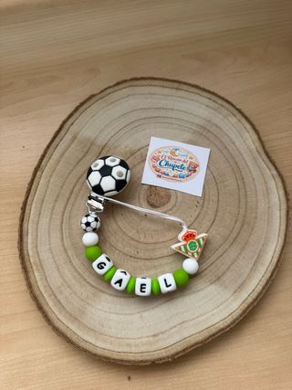 Chupetero Personalizado Fútbol Gael