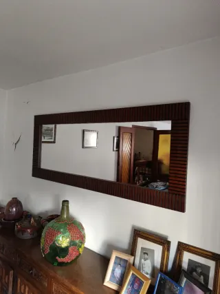Espejo Madera Nogal
