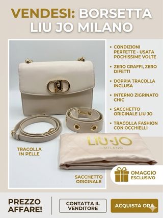 Liu Jo Milano Borsetta Avorio