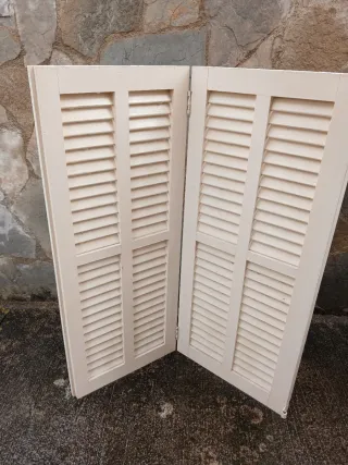 4 Persianas Mallorquinas Madera (200x120 cm)