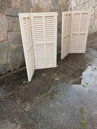 4 Persianas Mallorquinas Madera (200x120 cm)