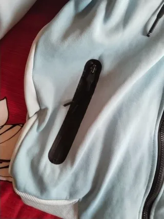 Sudadera Nike Azul y Blanca con Cremallera