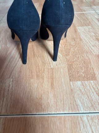 Zapatos de tacón negros talla 38
