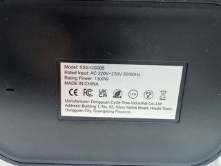 Vaporizador de Ropa Portátil Negro