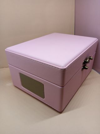 Lettore CD Klim MP3 USB BT Rosa Ricaricabile