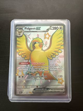 Carta Pokémon Pidgeot EX 221/091