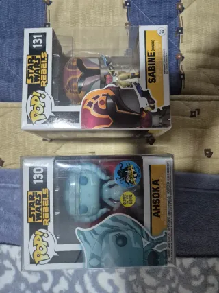 Funko Pop Star Wars Rebels Sabine y Ahsoka
