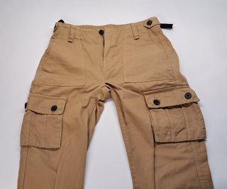 Pantaloni cargo beige uomo