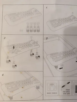 Tabla de bañera Invacare Marina H112