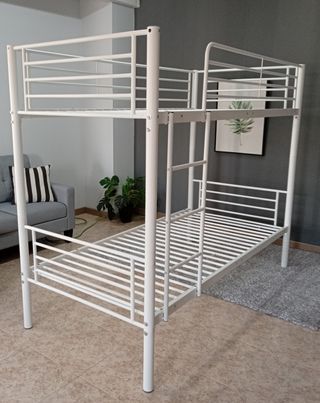 Litera Blanca Robusta. Metal. ¡ECONOMICA!