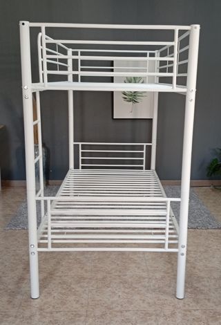 Litera Blanca Robusta. Metal. ¡ECONOMICA!