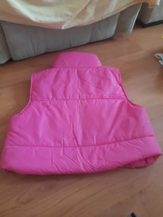 Chaleco rosa talla única S/M