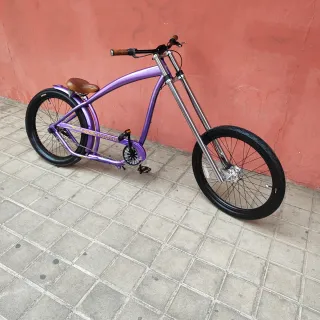 Bicicleta Chopper Nirve violeta
