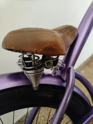 Bicicleta Chopper Nirve violeta