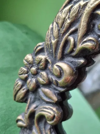 Specchio Bronzo Decorato