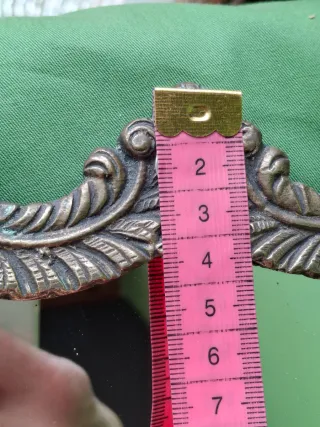 Specchio Bronzo Decorato