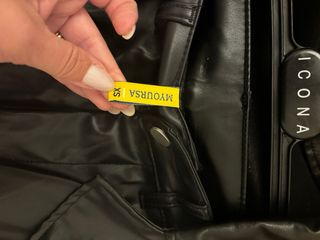 Completo tailleur finta pelle