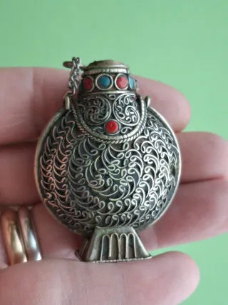 Bottiglia per tabacco da fiuto decorata