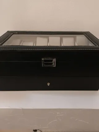 Scatola portaorologi/portagioie in Pelle PU