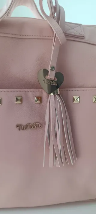 Borsa Nanan rosa con tracolla