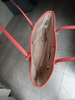 Bolso Michael Kors Blanco y Rojo