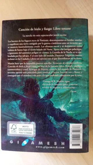 Juego de tronos tormenta de espadas
