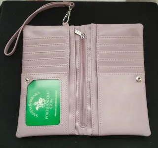 Cartera de Piel Santa Barbara Polo Club Beige