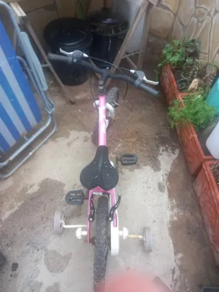 Bicicleta infantil rosa