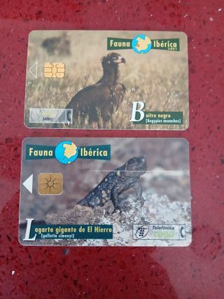 🇪🇦 15 Schede Telefoniche Fauna Iberica
