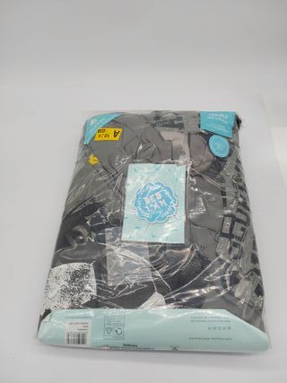 Bedlam 200 x 200 cm- Juego de Funda de edredón Infantil con diseño de fútbol, tamaño de Cama Doble.