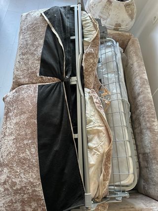 Sofá Cama Beige 135cm