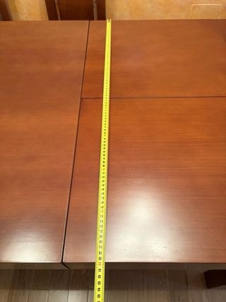 Mesa extensible madera maciza.Seseña-Quiñón