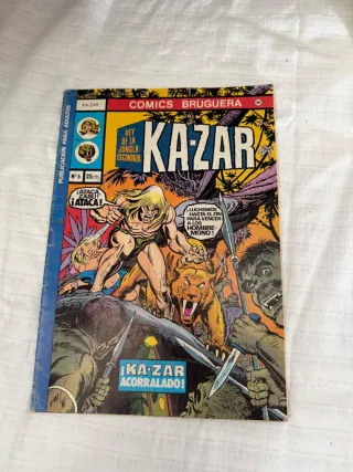 Comic ka-zar rey de la jungla escondida
