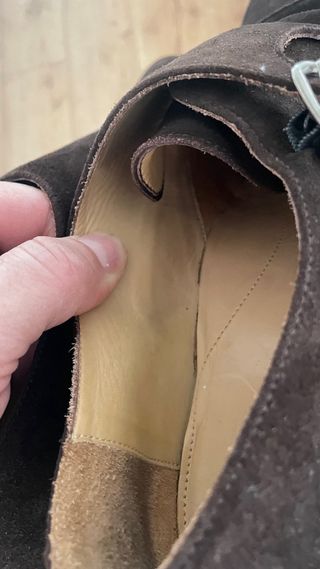 Zapatos Suitsupply Doble Hebilla Marrón T45