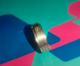 Anillo Acero Grande 19.8 mm Plateado