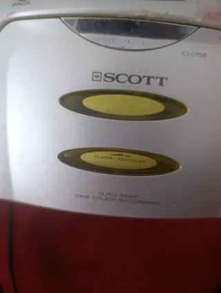 Radio CD Scott Dorada y Plateada