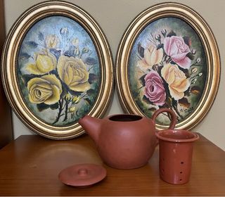 Tetera de terracota sin esmaltar