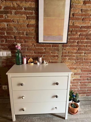 Cómoda blanca Ikea 3 cajones
