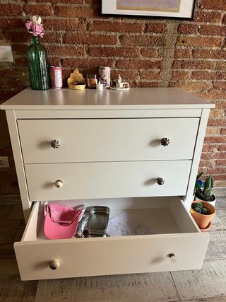 Cómoda blanca Ikea 3 cajones