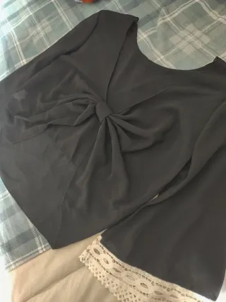 Blusa gasa lazo Nueva