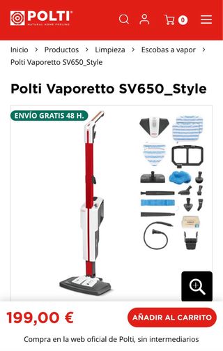 Polti Vaporetto SV650Style, poco uso