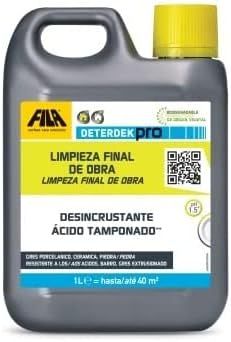 FILA Surface Care Solutions, DETERDEK PRO ECO ADVANCED, Disincrustante Acido para Pavimentos, 1L, El embalaje puede variar