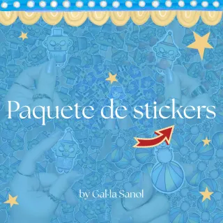 Paquete de pegatinas de circo