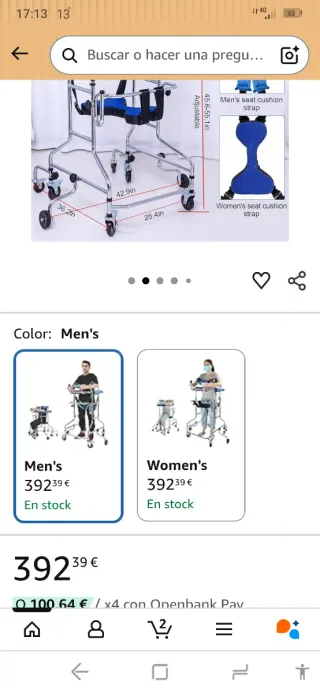 Andador para Mayores y Discapacitados